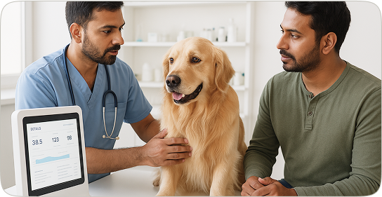 Consultation with Vets illustration